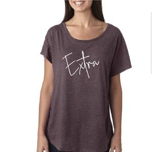 Short Sleeve Tee • "Extra" Flowy Short Sleeve Top